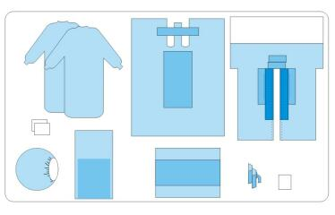 Disposable Caesarean section kit