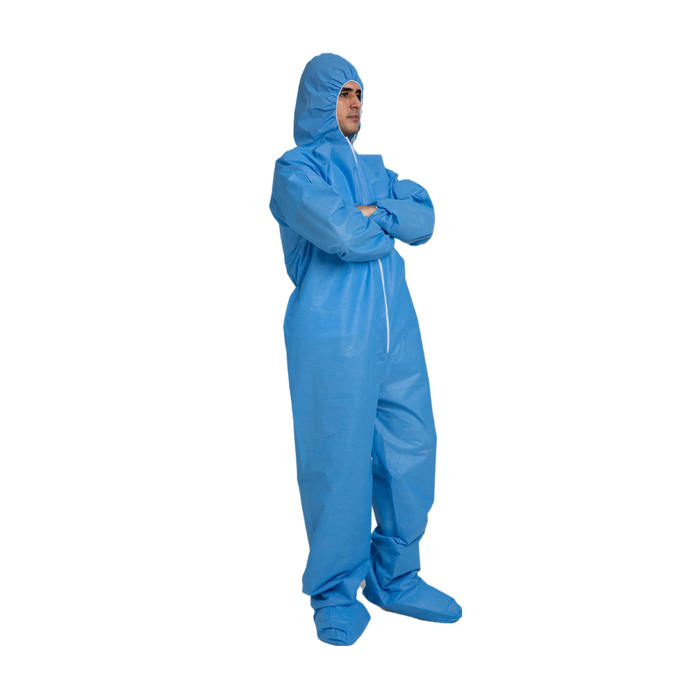 Nonwoven disposable coverall
