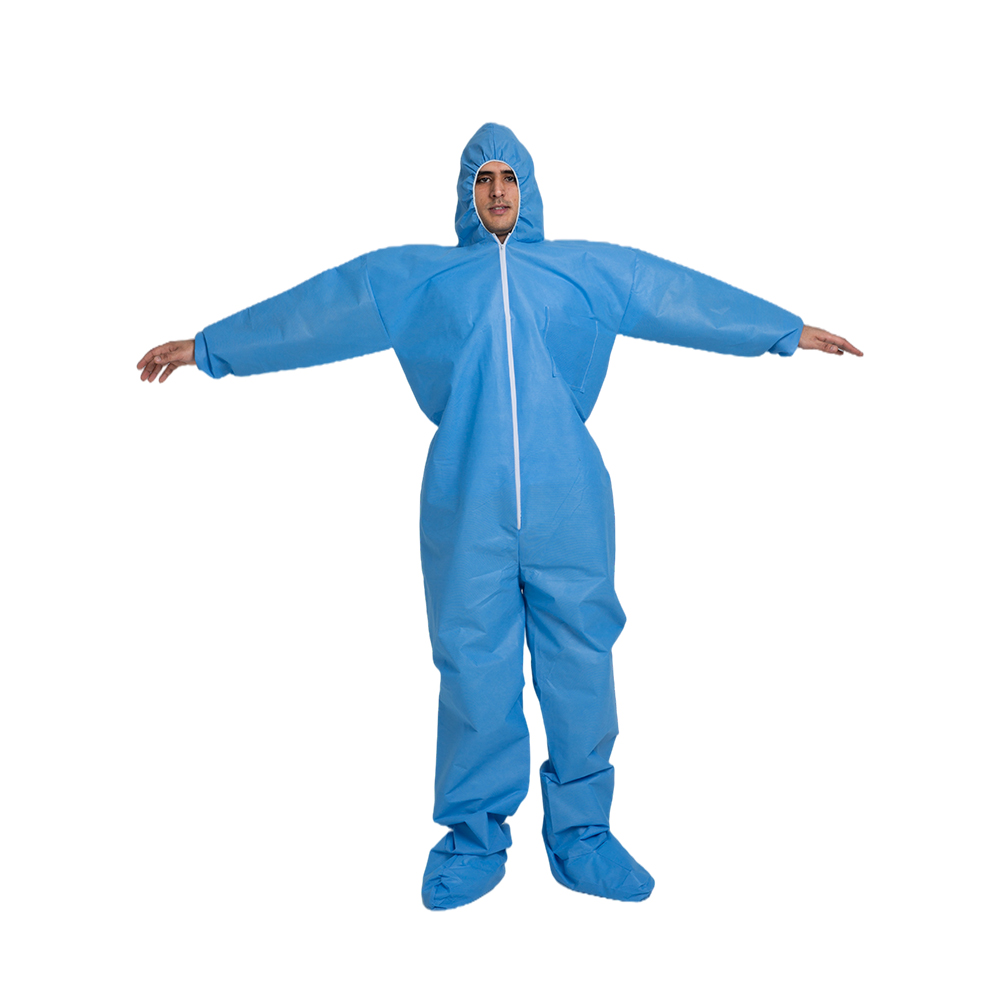 Nonwoven disposable coverall